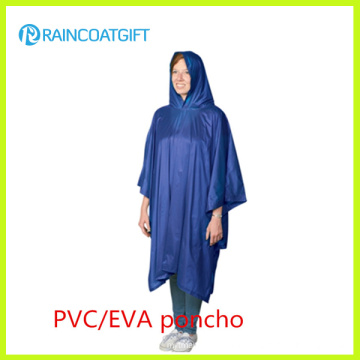 Erwachsene Kapuze PVC EVA Regen Ponchos Rvc-084